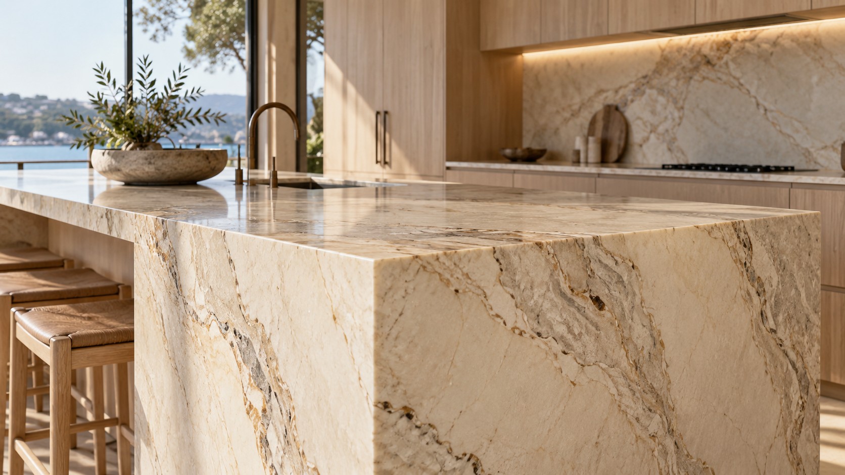 Stone benchtops